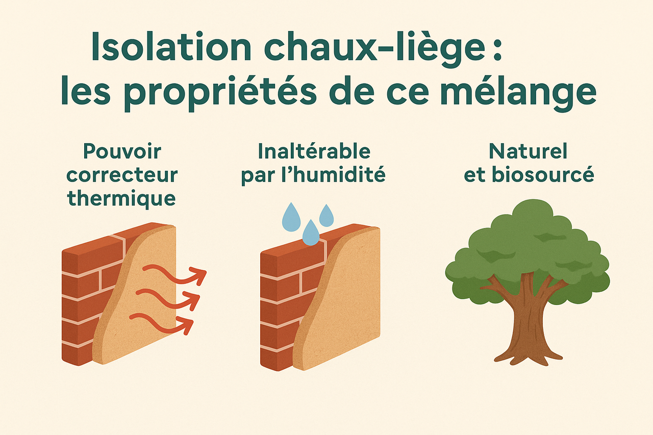Isolation chaux-liège : un mélange naturel aux performances multiples