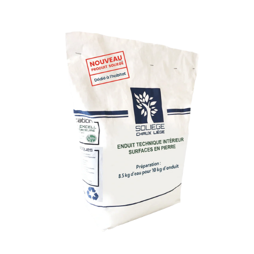 Soliege Chaux Liège,  rénovations de bâti ancien, mur froid, humide,  10kg
